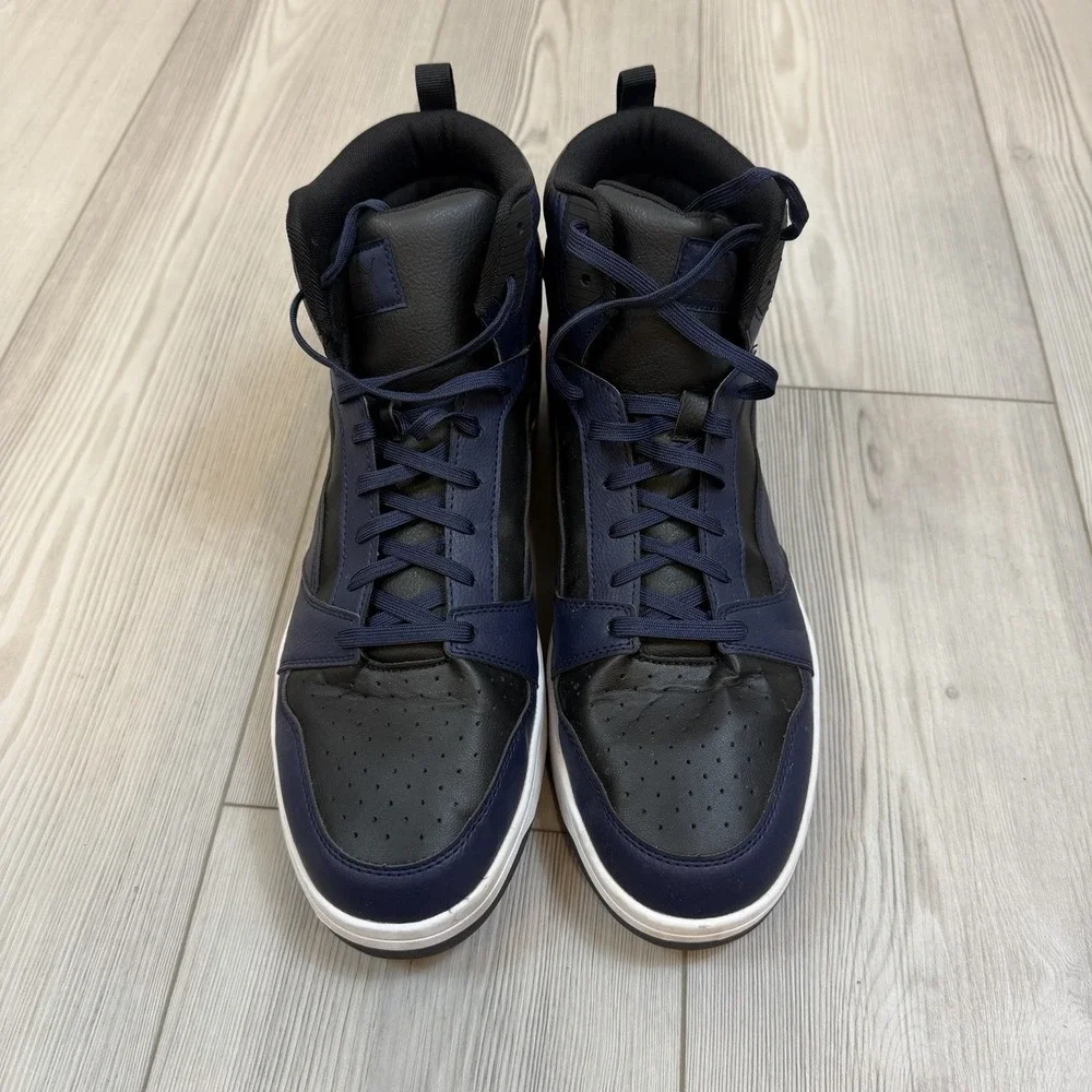 PUMA‎ Men's Size 14 Sneakers REBOUND V6 392326 Navy Black White